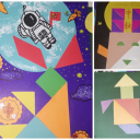 放飞童心 拼出心中世界—七巧板创意拼接画